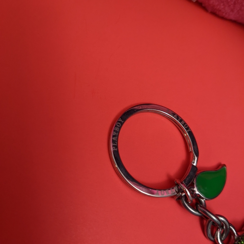 Sold Playboy strawberry keychain 🍓 - Picture 5 of 6